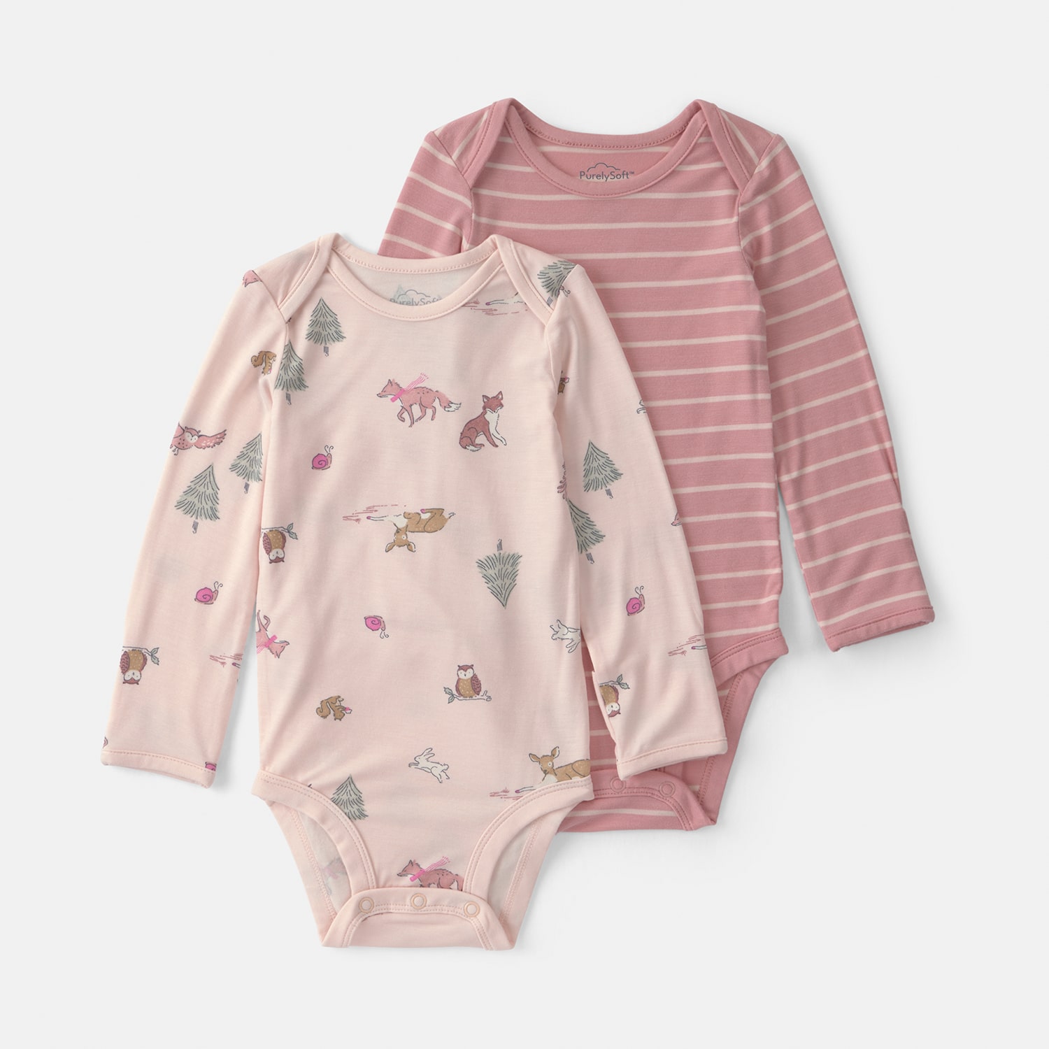 Carter's Baby Girls Crew Neck Long Sleeve -pc. Bodysuit