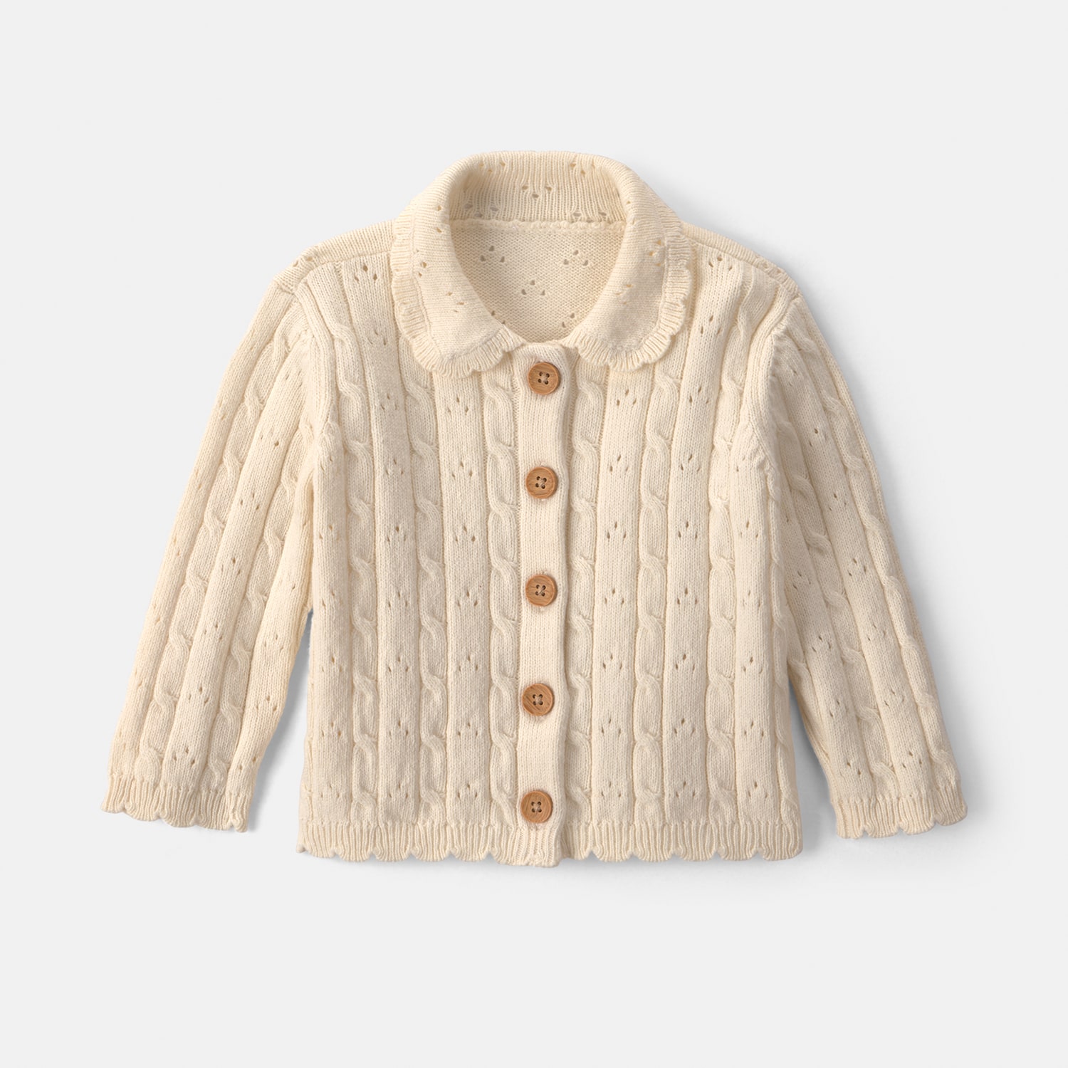 Oshkosh Baby Girls Long Sleeve Button Cardigan