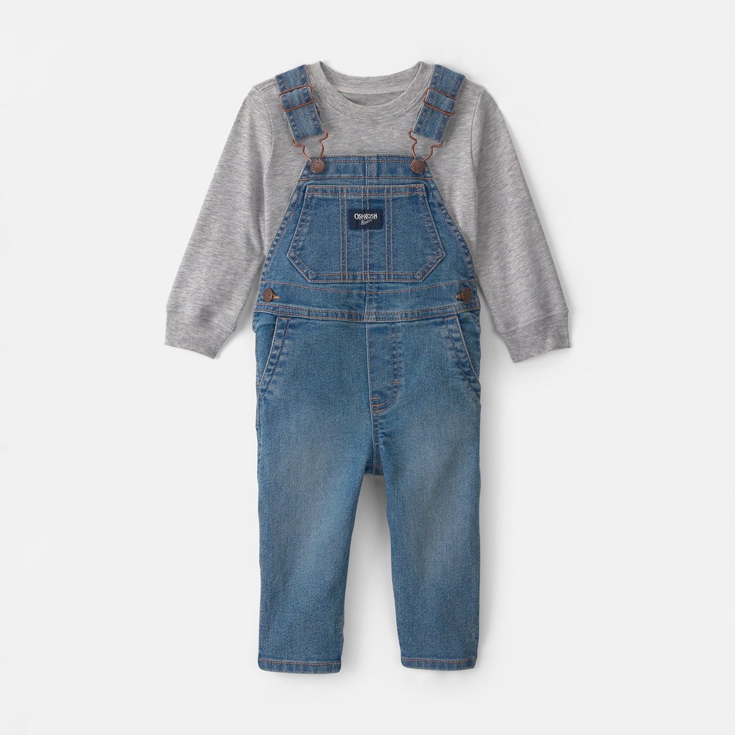Oshkosh Baby Boys 2-pc. Overall Set