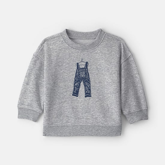 Oshkosh Baby Boys Crew Neck Long Sleeve Sweatshirt