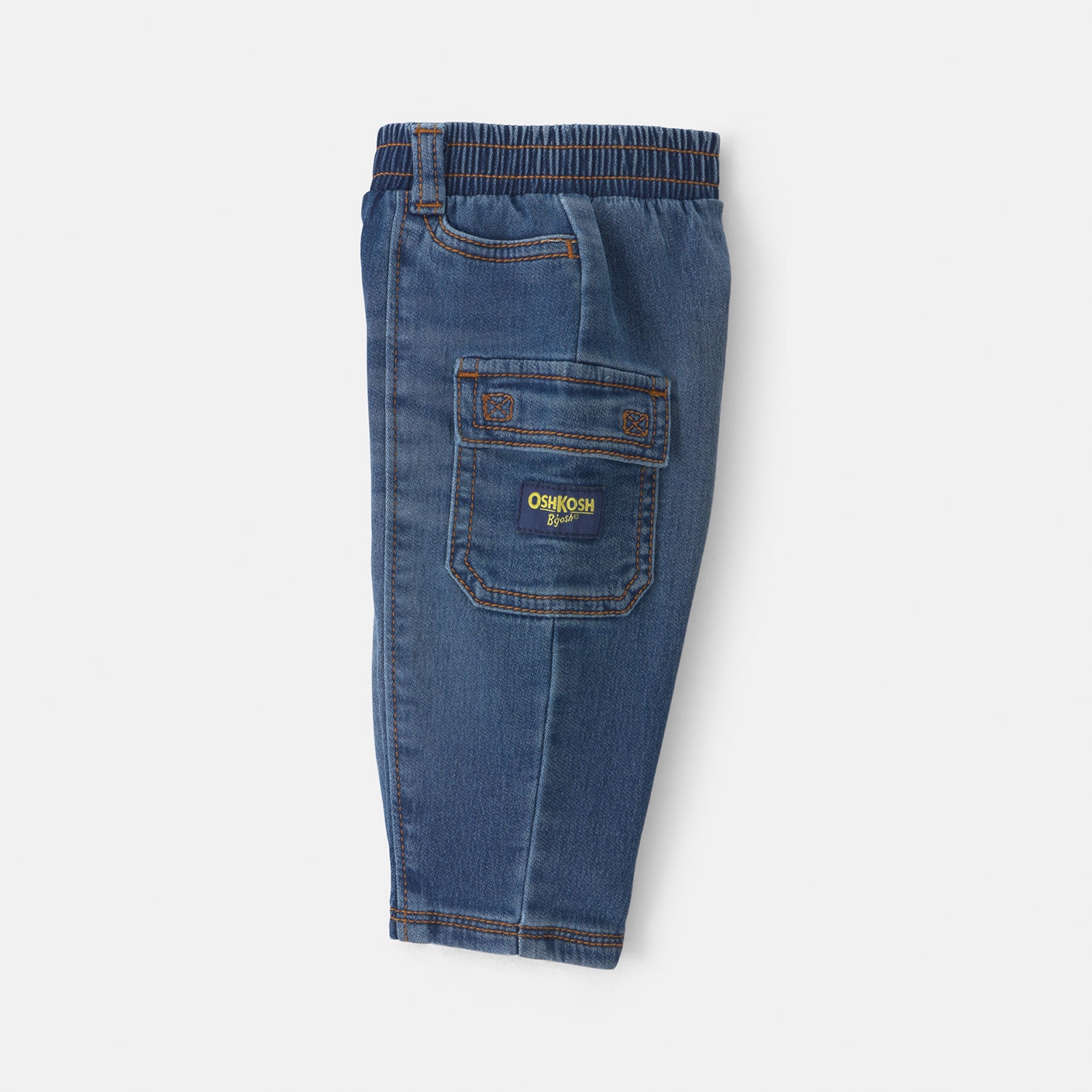Oshkosh Baby Boys Mid Rise Straight Regular Fit Pull-On Pant