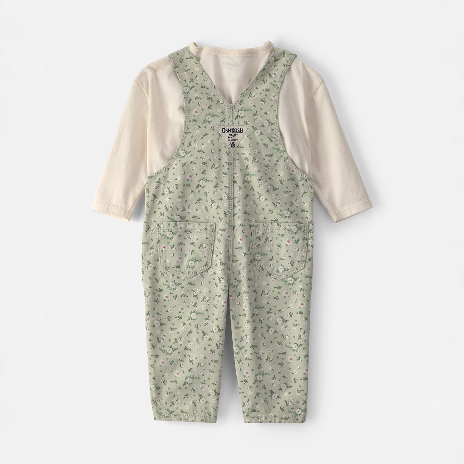 Oshkosh Baby Girls 2-pc. Overall Set