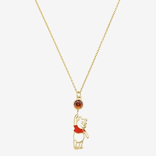 Disney Classics Womens 14k Gold Over Brass 16 Inch Cable Chain Necklace In Yellow