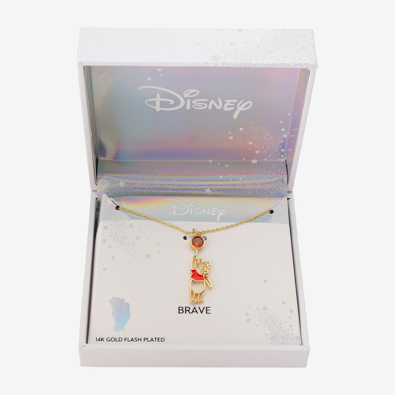 Disney Classics Womens 14K Gold Over Brass 16 Inch Cable Chain Necklace