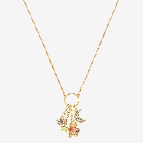 Disney Classics Womens 14k Gold Over Brass 16 Inch Cable Chain Necklace In Yellow