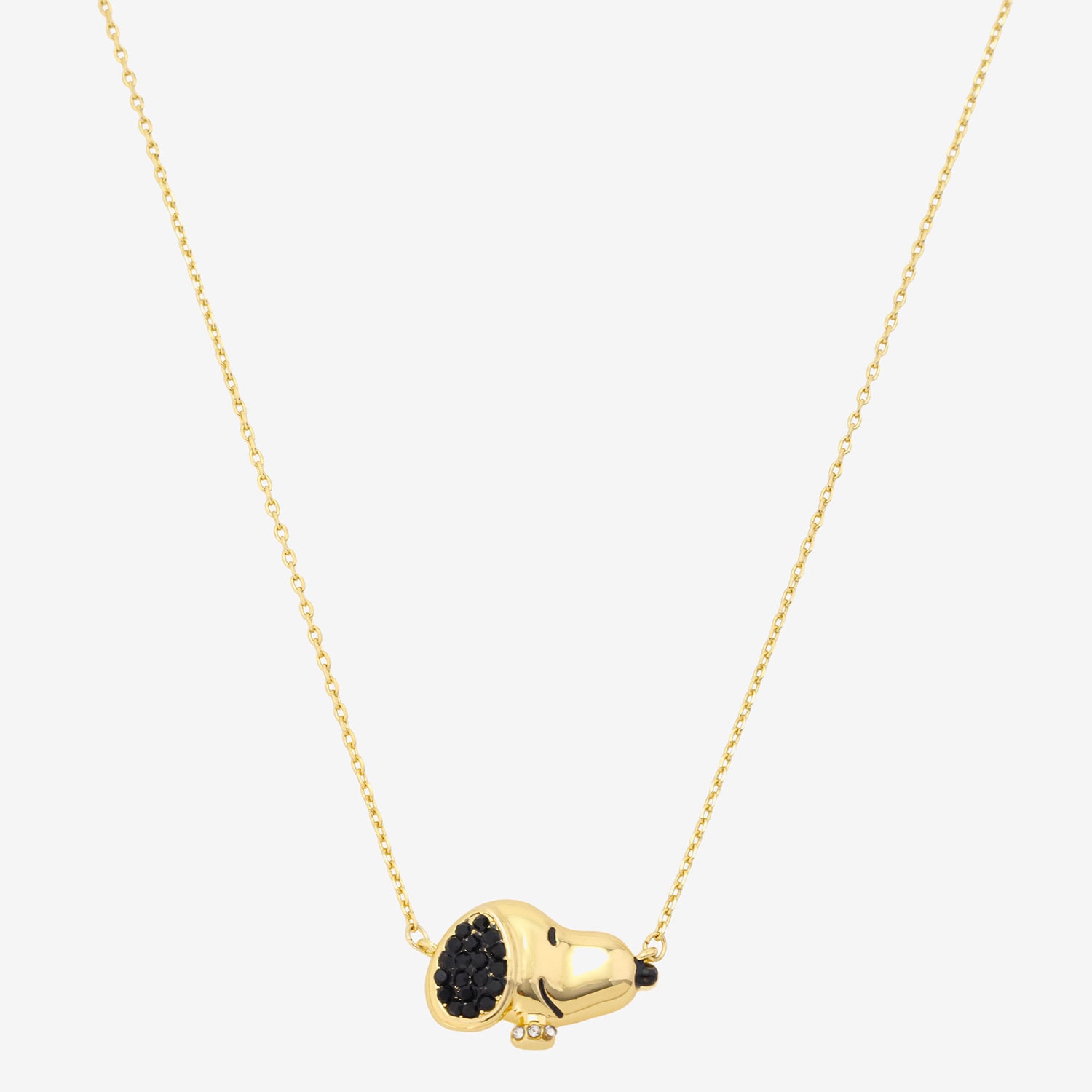 Disney Classics Womens 14K Gold Over Brass 16 Inch Cable Chain Necklace
