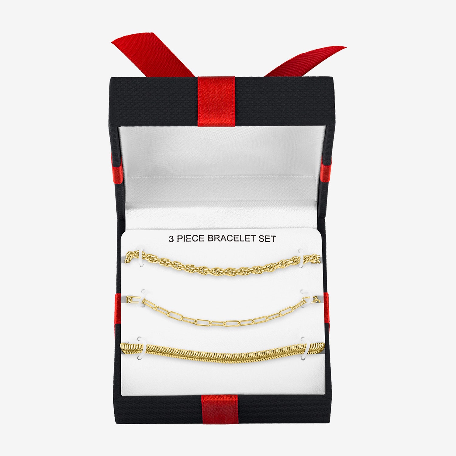 Yes, Please! Womens 3-pc. 14K Gold Over Brass Bracelet Set