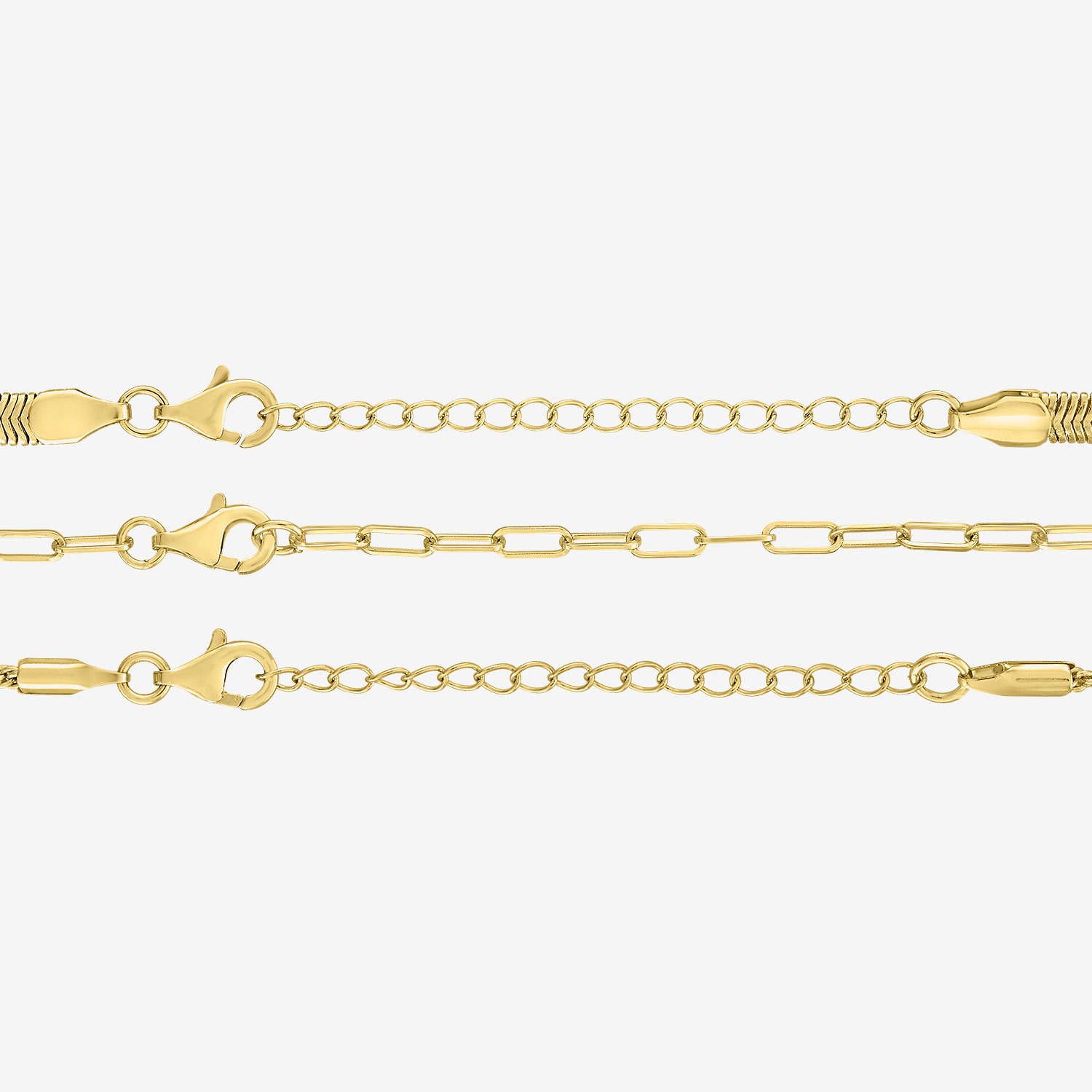 Yes, Please! Womens 3-pc. 14K Gold Over Brass Bracelet Set