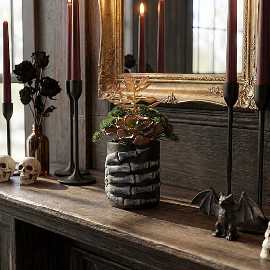 Nearly Natural 9" Skeleton Hand Artificial Plant