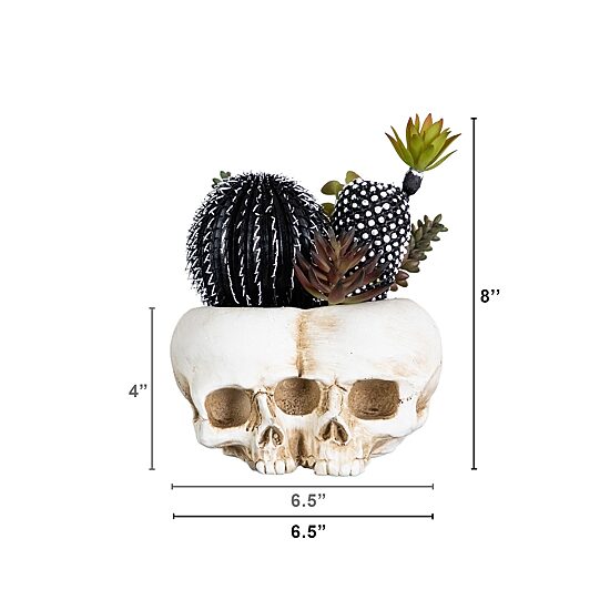 Nearly Natural 8" Double Skull Artificial Plant