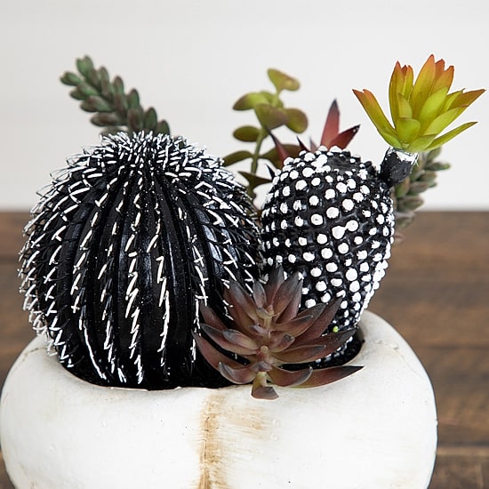 Nearly Natural 8" Double Skull Artificial Plant