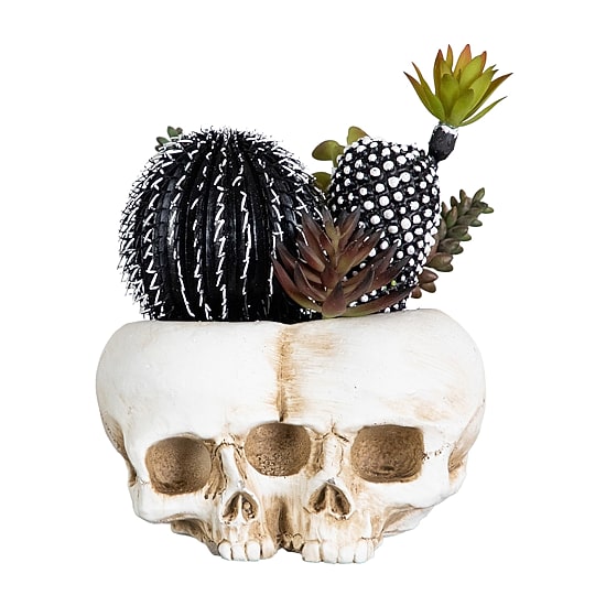 Nearly Natural 8" Double Skull Artificial Plant