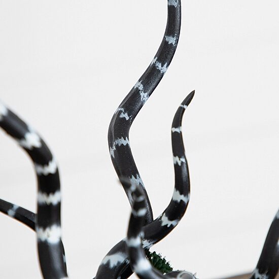 Nearly Natural 10" Midnight Stripe Snake Decorative Artificial Plant