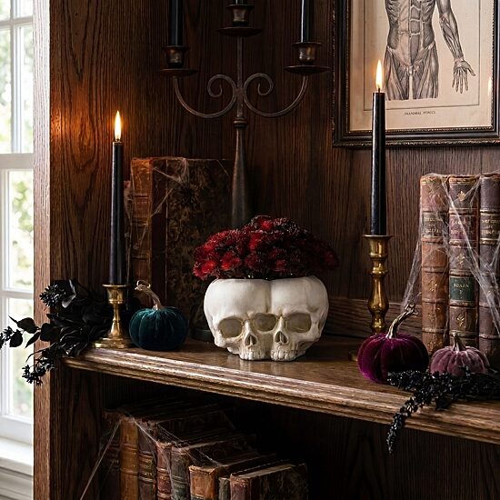 Nearly Natural 6" Double Skull Artificial Plant