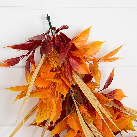Nearly Natural 6ft Foliage Thanksgiving Indoor Outdoor Garland