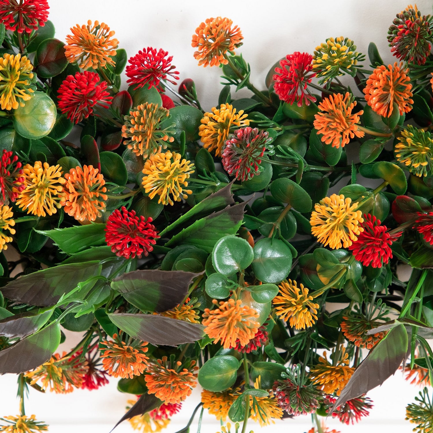Nearly Natural 24" Mum Wreath
