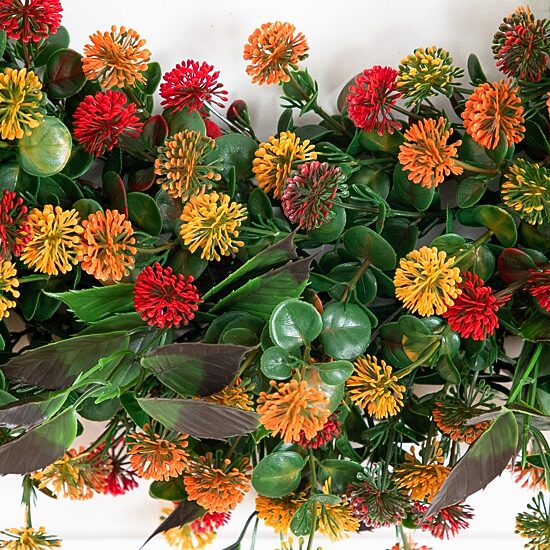 Nearly Natural 24" Mum Wreath