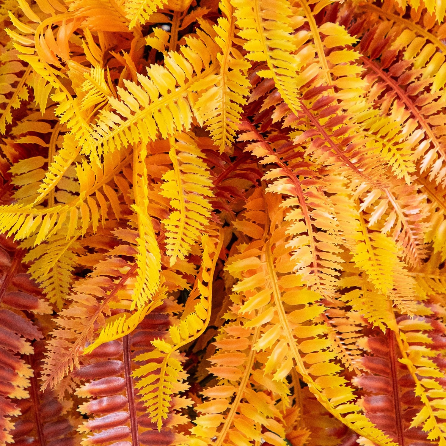 Nearly Natural 36" Fern Thanksgiving Hanging Basket