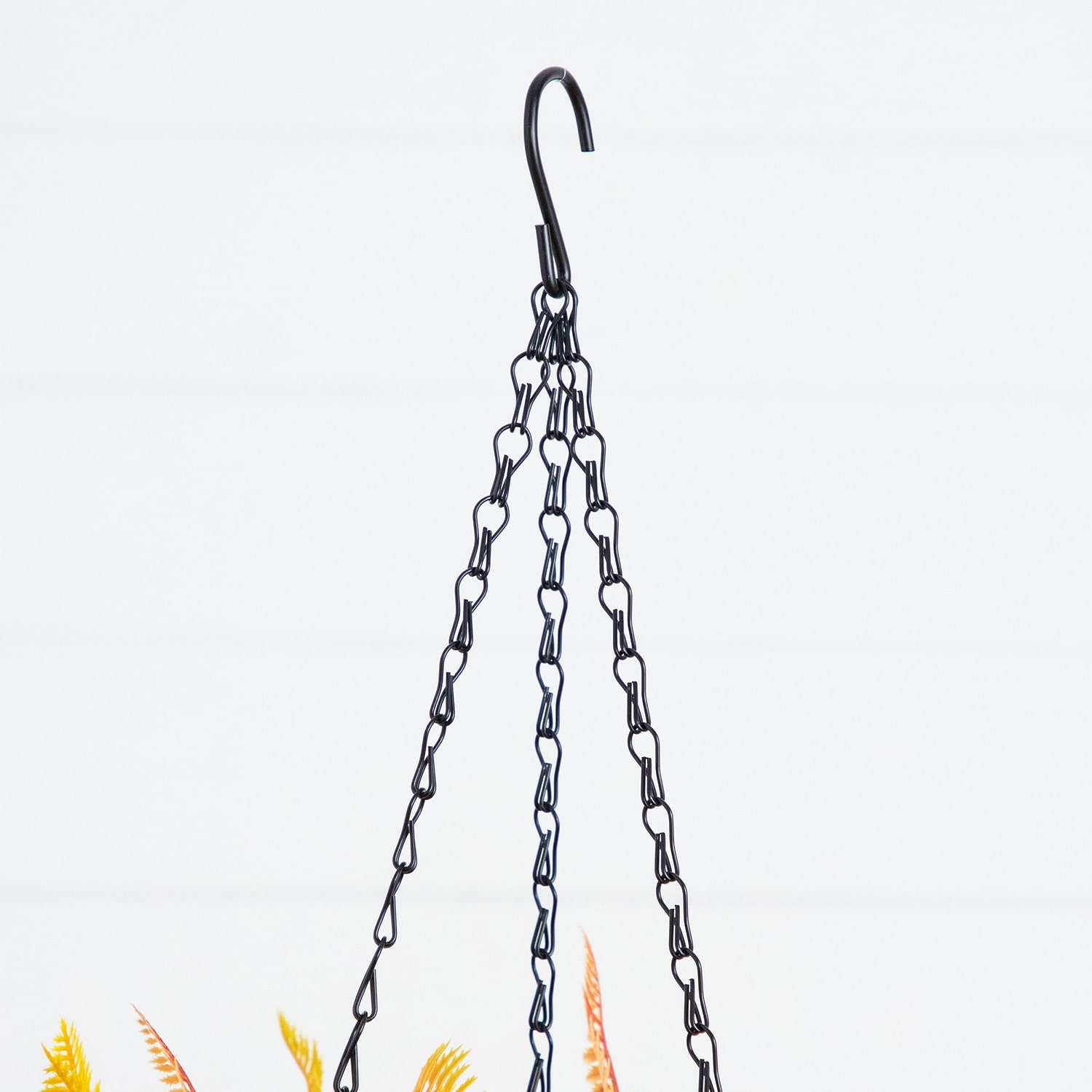 Nearly Natural 36" Fern Thanksgiving Hanging Basket