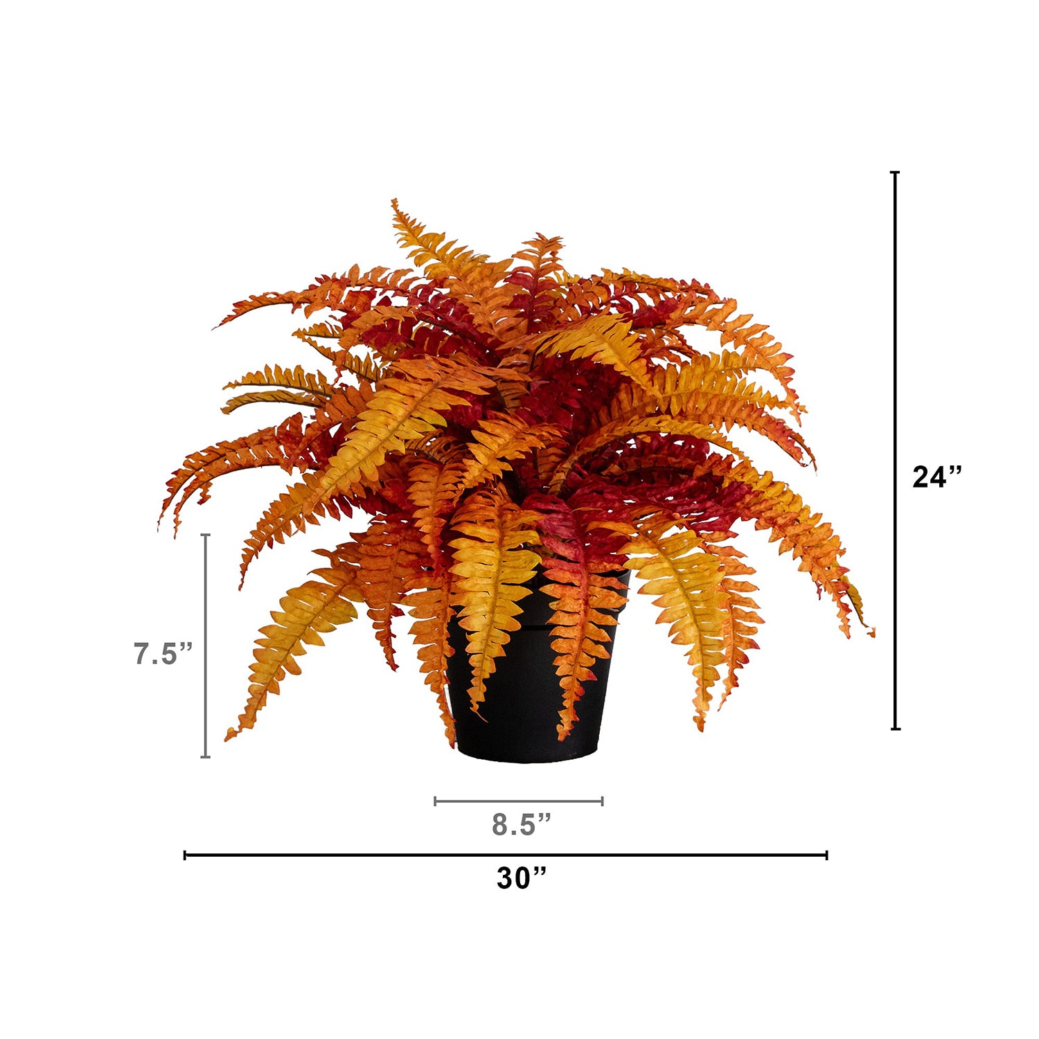 Nearly Natural 24" Boston Fern Artificial Plant