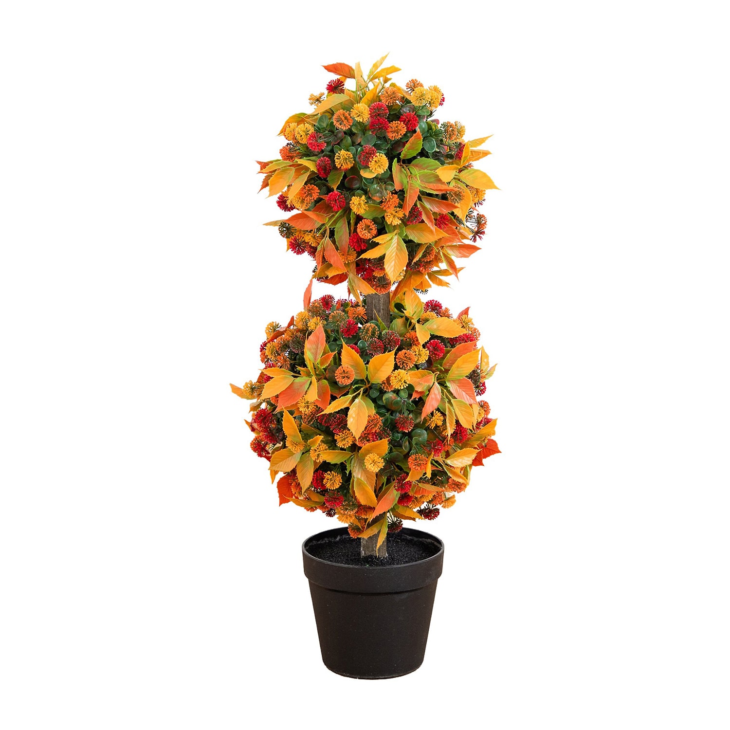 Nearly Natural 3ft Mum Double Thanksgiving Topiary