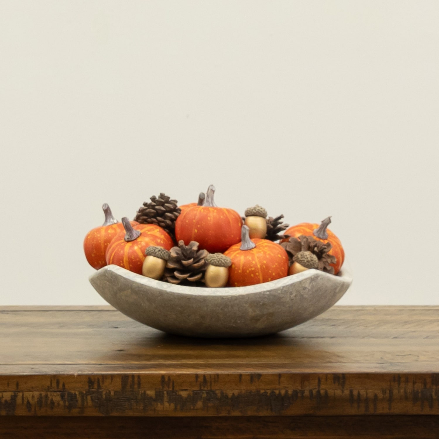 Nearly Natural Pumpkin Acorn Pinecone Vase Filler