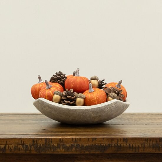 Nearly Natural Pumpkin Acorn Pinecone Vase Filler