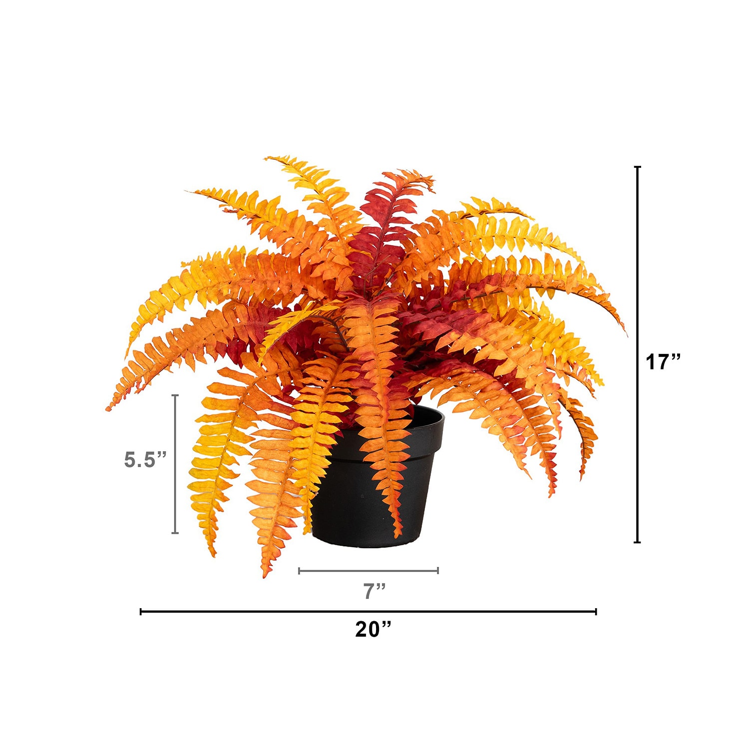 Nearly Natural 17" Boston Fern Artificial Plant