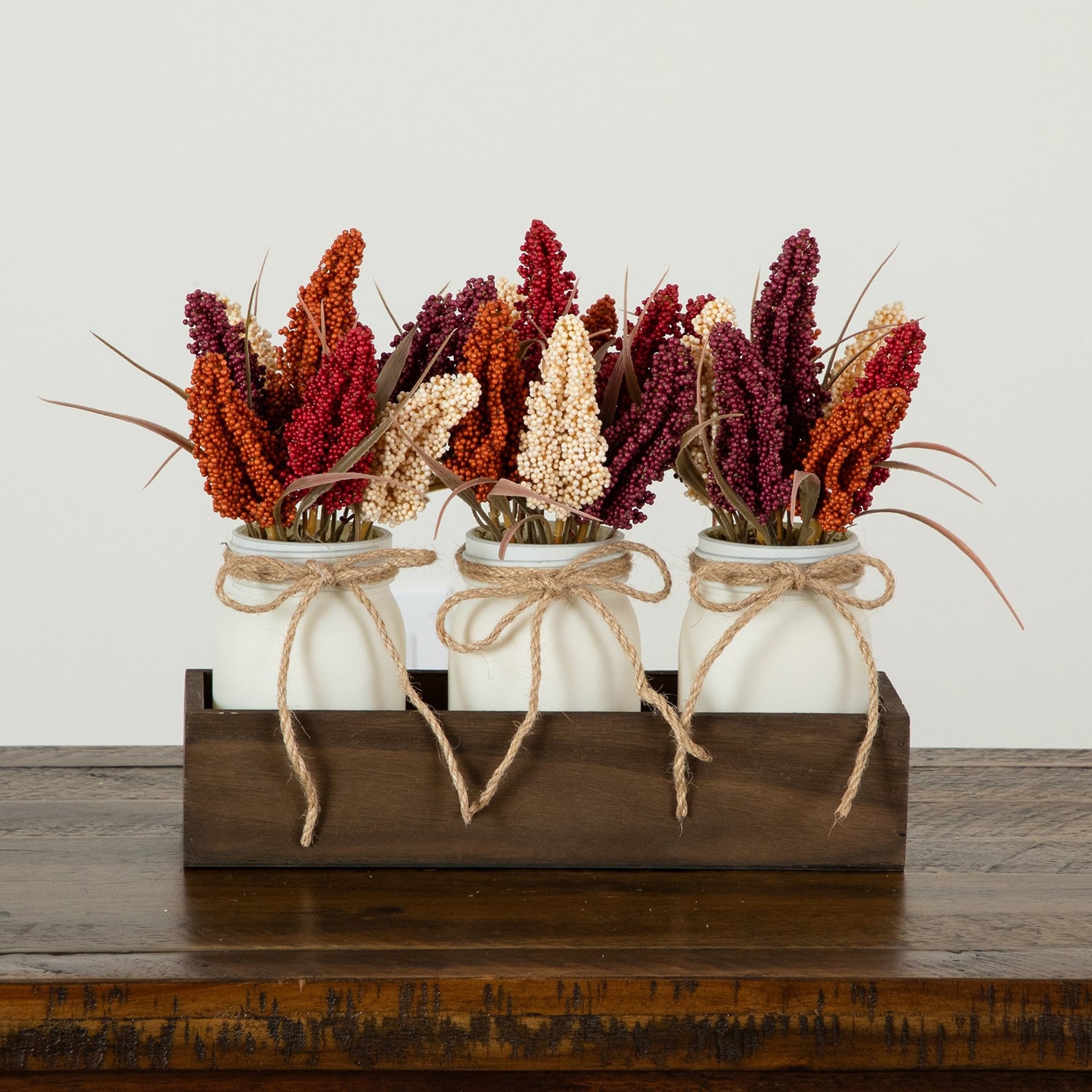 Nearly Natural 10.5" Sorghum Rustic Artificial Plant