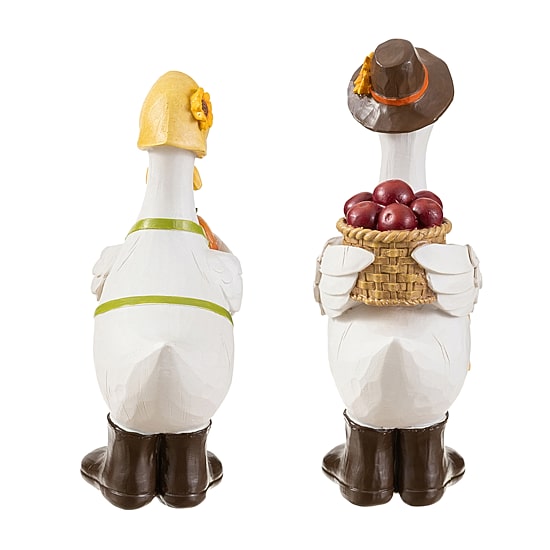 Glitzhome Resin Geese 2-pc. Tabletop Decor