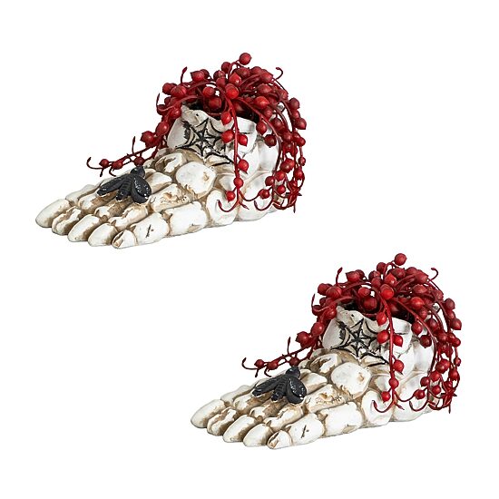 Nearly Natural 2-pc. 3" String Pearls Skeleton Foot Artificial Plant