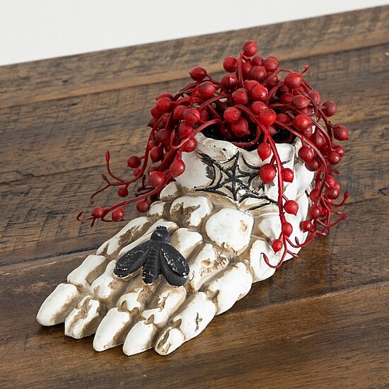 Nearly Natural 2-pc. 3" String Pearls Skeleton Foot Artificial Plant