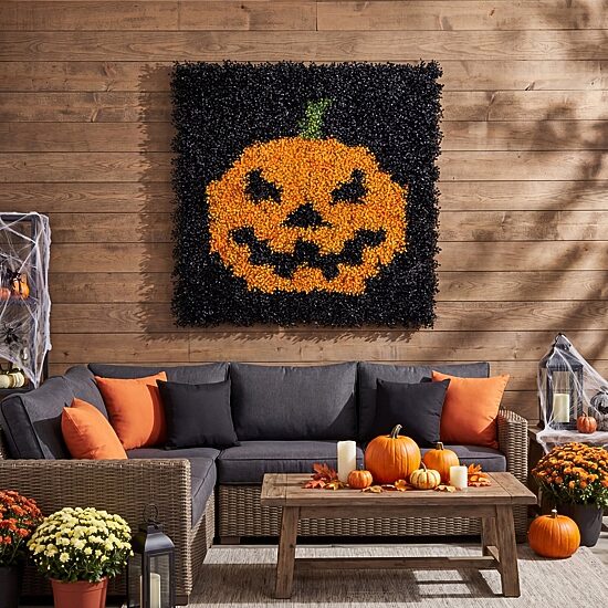 Nearly Natural 40" Boxwood Jack O' Lantern Artificial Plant