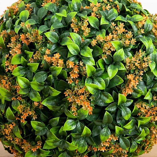 Nearly Natural 15" Flowering Boxwood Artificial Plant
