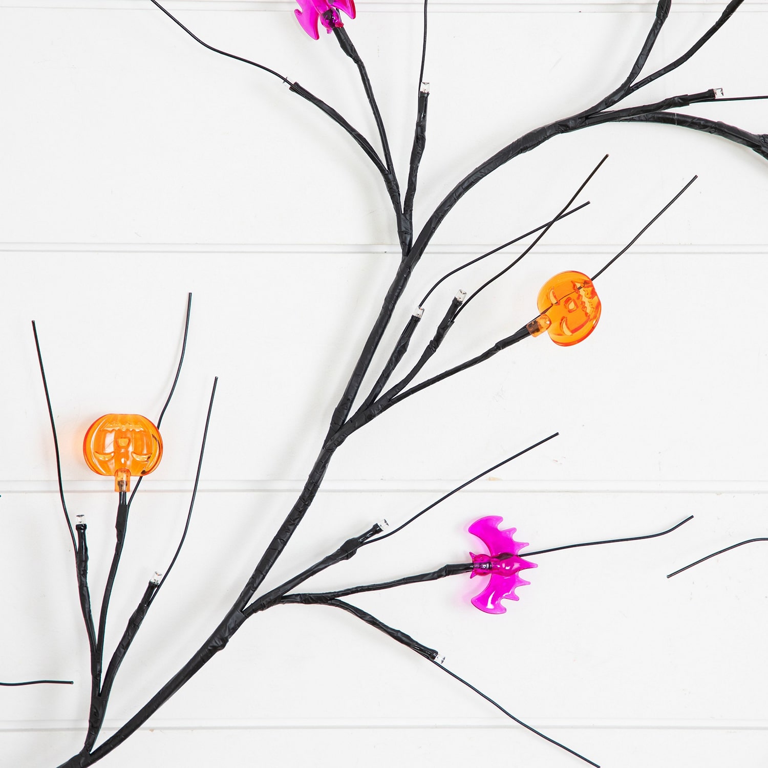 Nearly Natural 7ft Twig 57 Pre-Lit Indoor Garland