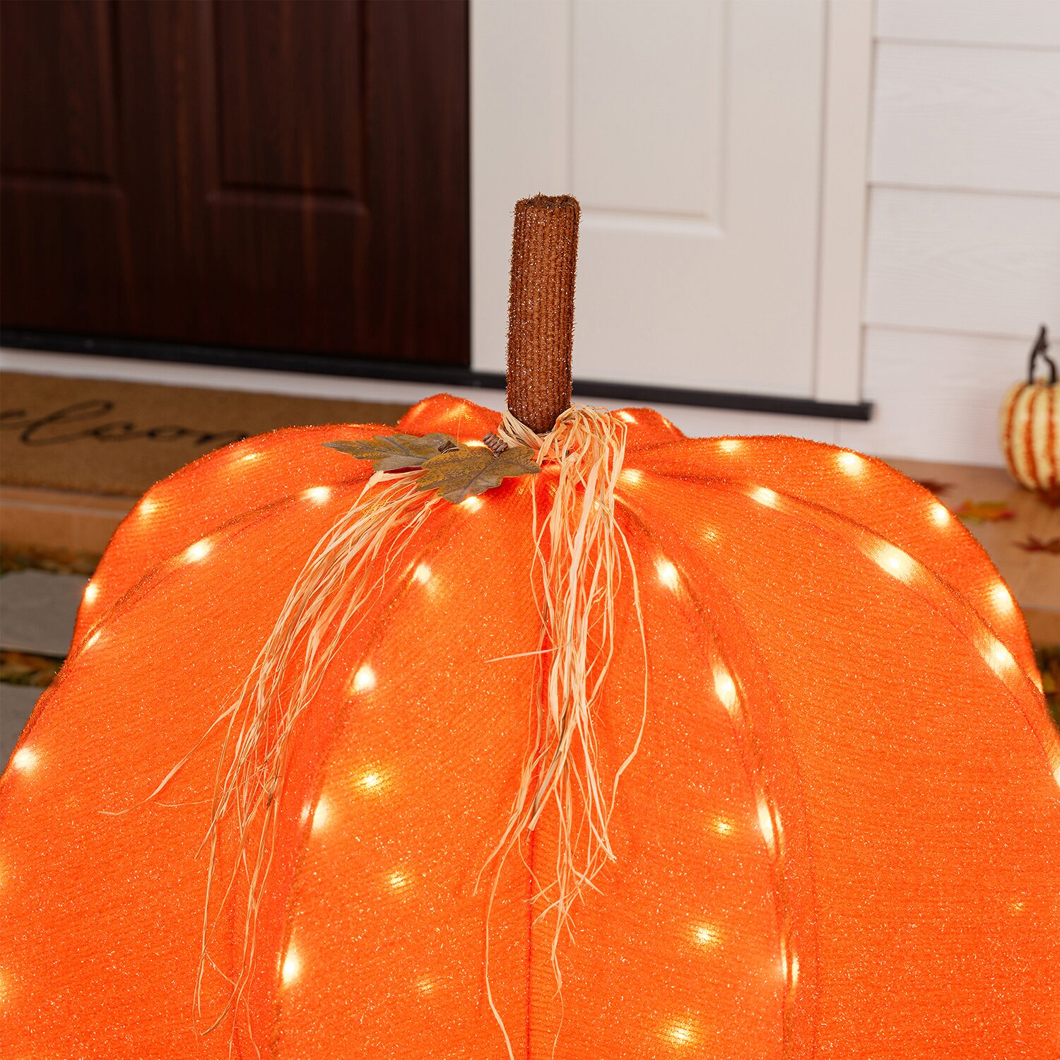 Glitzhome 32" Foldable Pumpkin Thanksgiving Yard Art