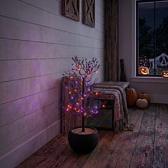 Nearly Natural 3ft Spider Twig 80 Indoor Artificial Tree