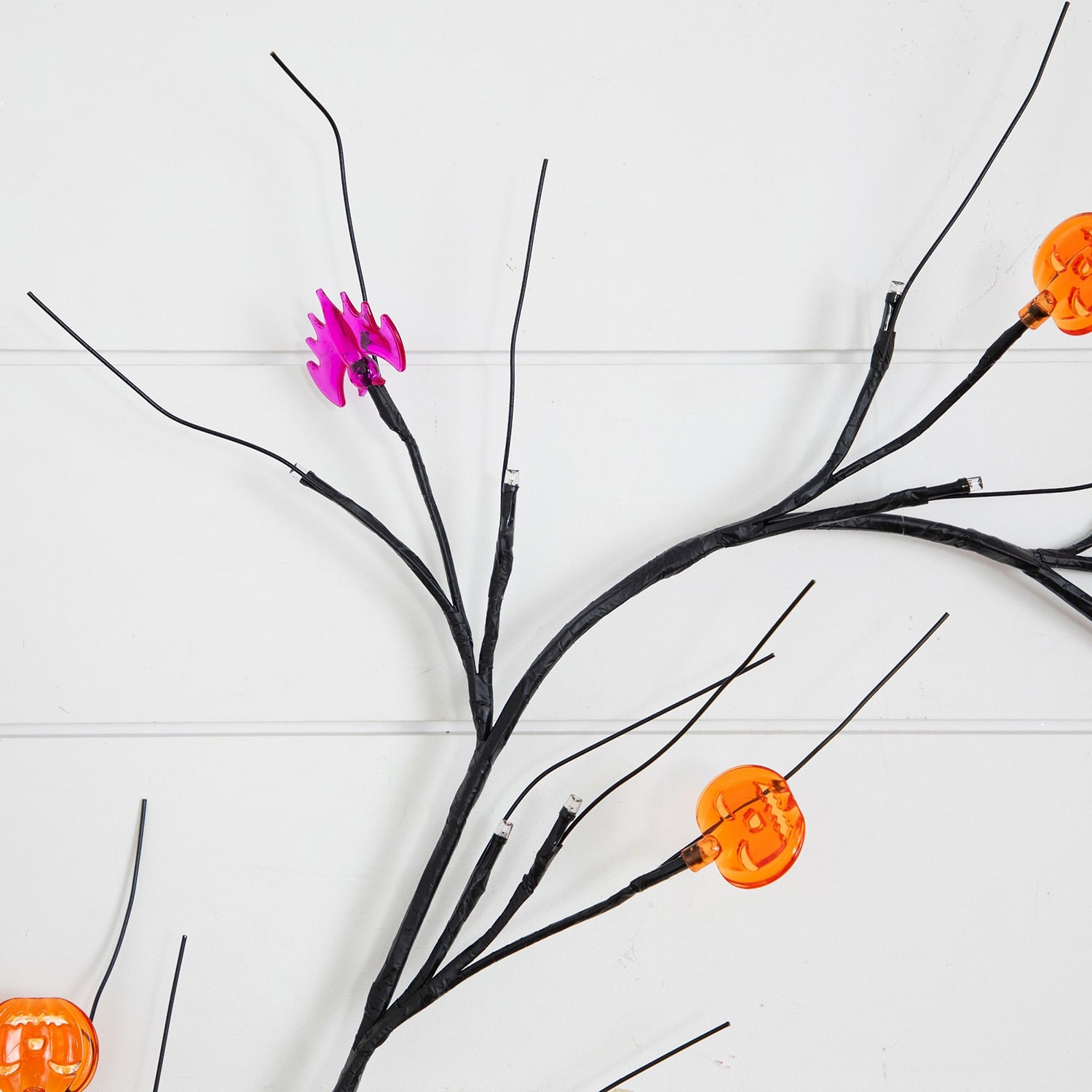 Nearly Natural 7ft Twig 57 Pre-Lit Indoor Garland