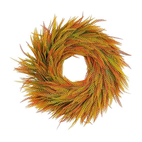 Nearly Natural 28" Wheat Wreath