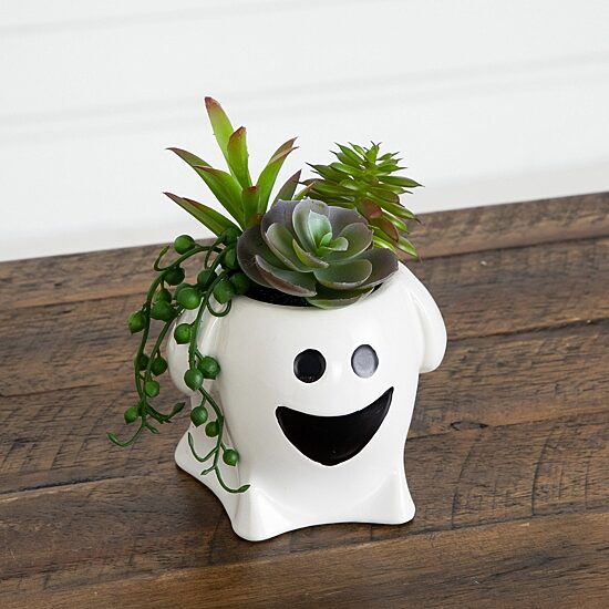 Nearly Natural 2-pc. 5" Happy Ghost Artificial Plant