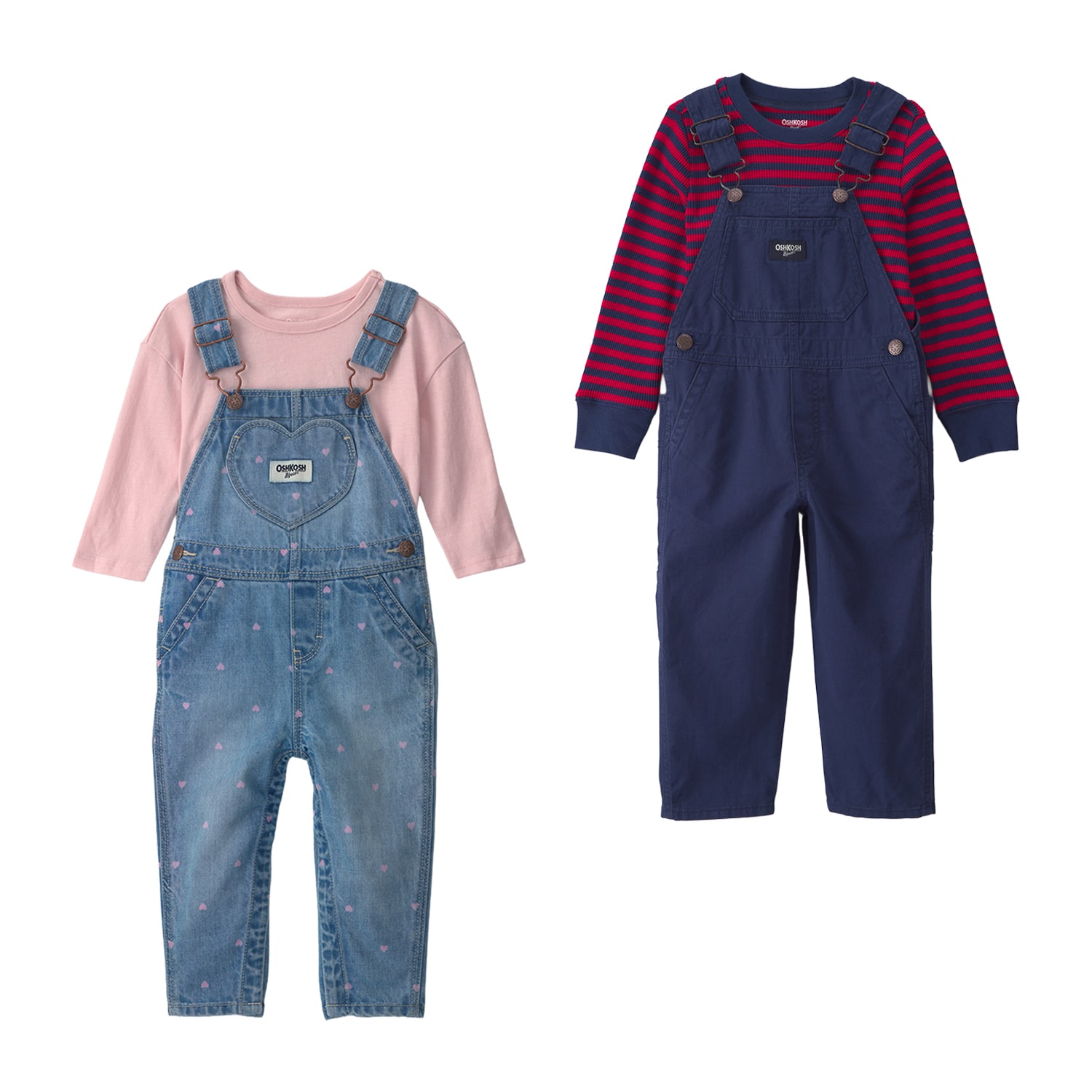 Oshkosh Baby Girls 2-pc. Overall Set