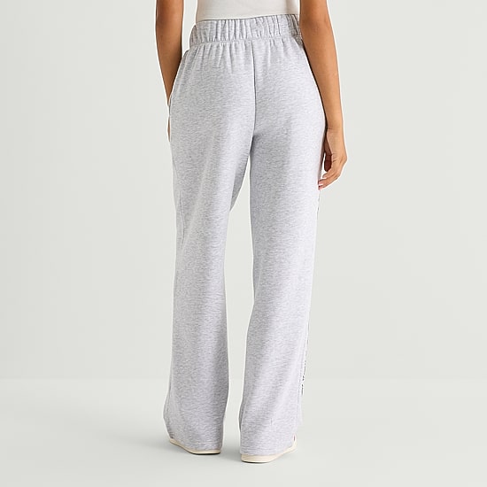 Womens Juniors Wide Leg High Rise Hello Kitty Sweatpant