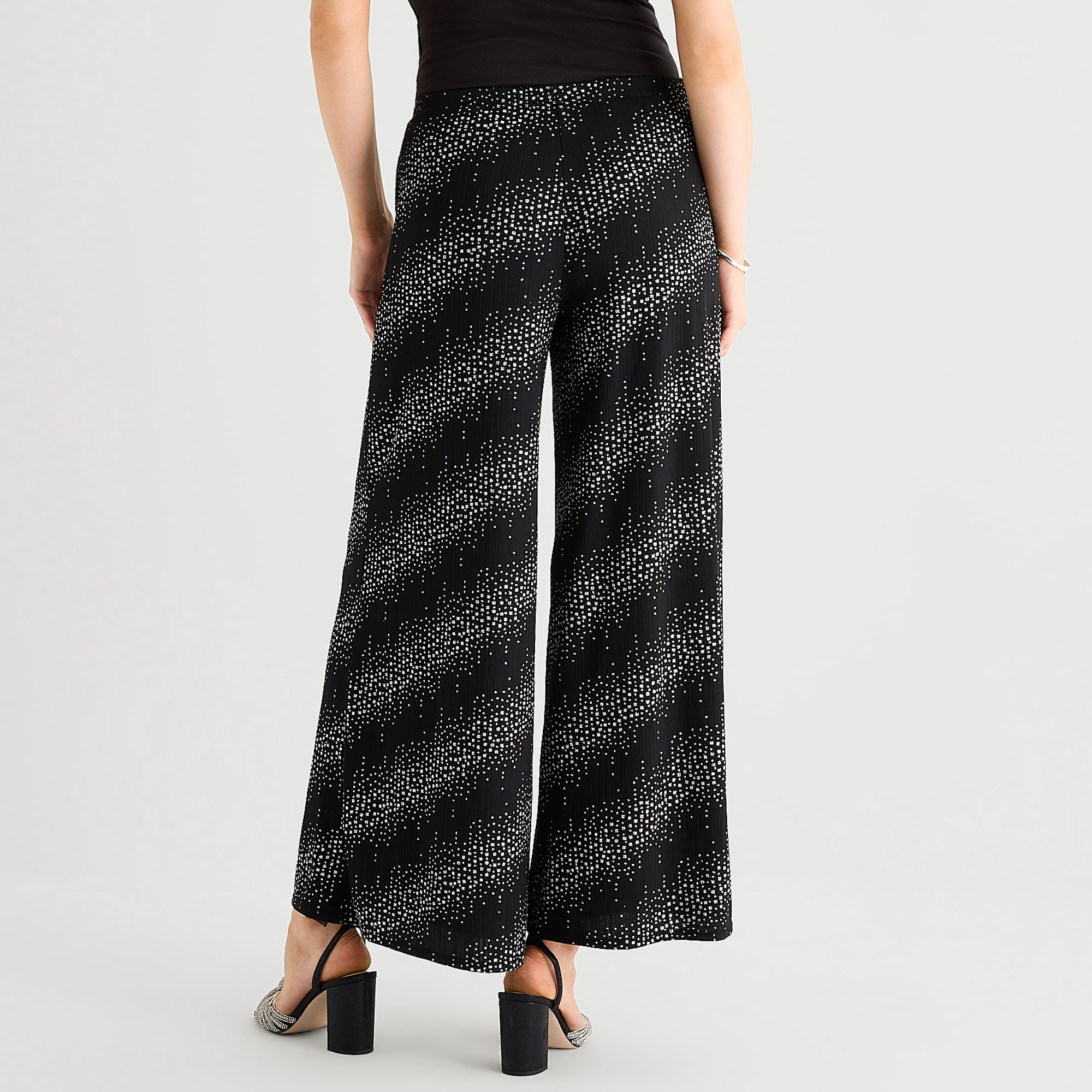 MSK Womens Straight Mid Rise Pull-On Pant