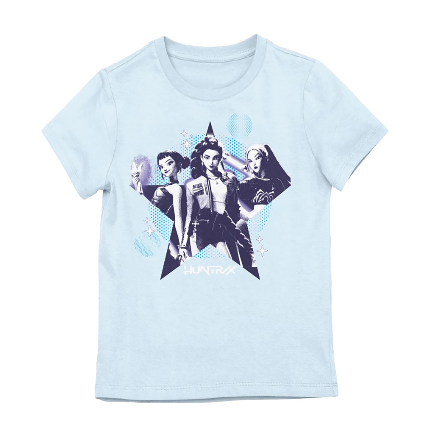 Little & Big Kid Girls Crew Neck Short Sleeve Regular Fit KPOP Demon Hunters Graphic T-Shirt