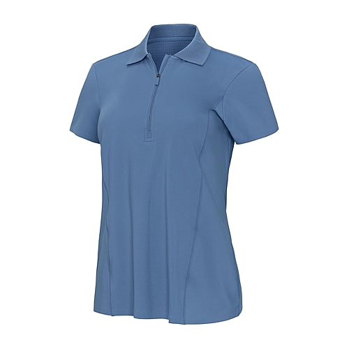 Antigua Fall 2026 B&b Golf Blanks Womens Polo Shirt In Blue
