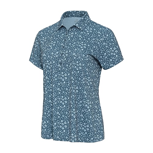 Antigua Fall 2026 B&b Golf Blanks Womens Polo Shirt In Blue
