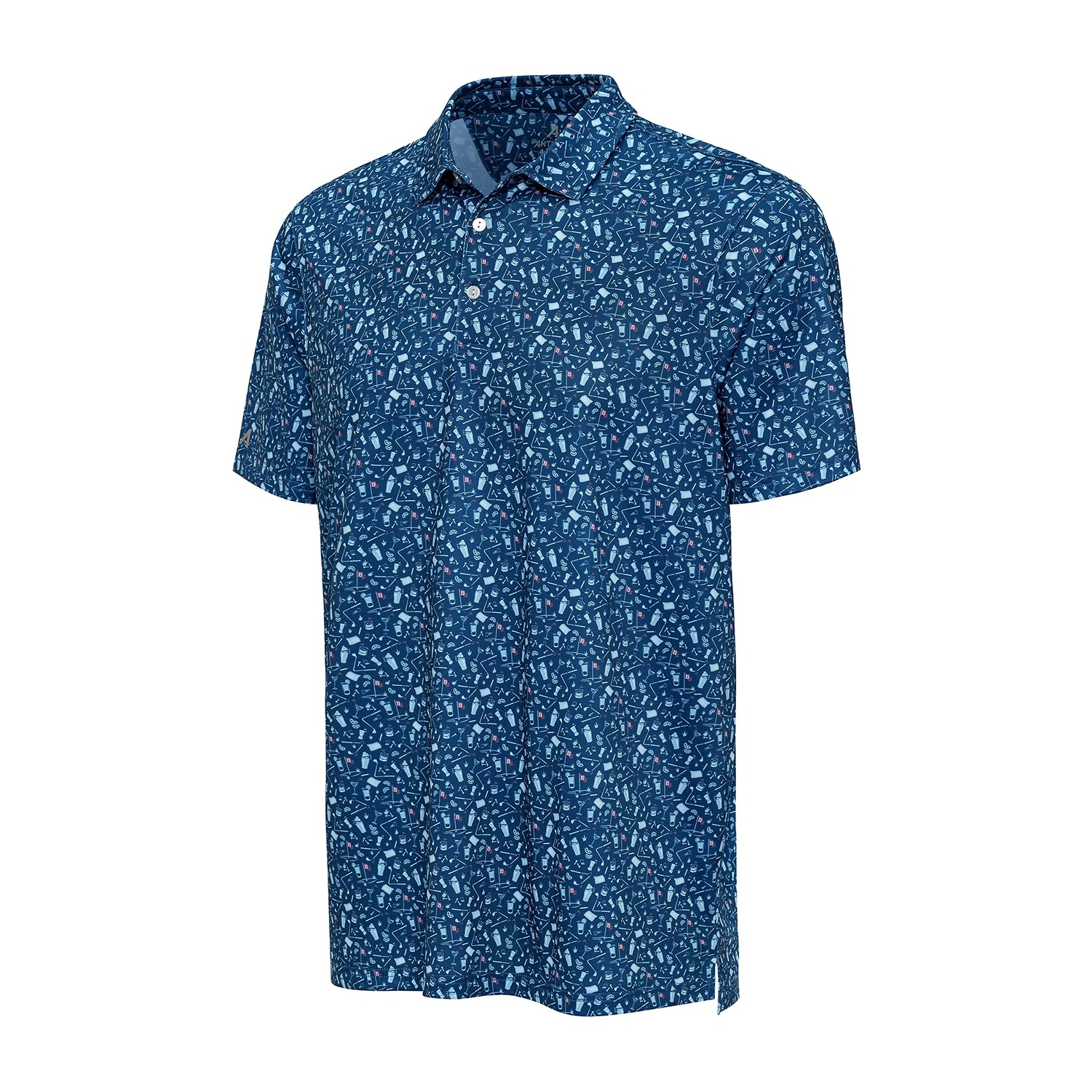 Antigua Scramble Mens Short Sleeve Polo Shirt