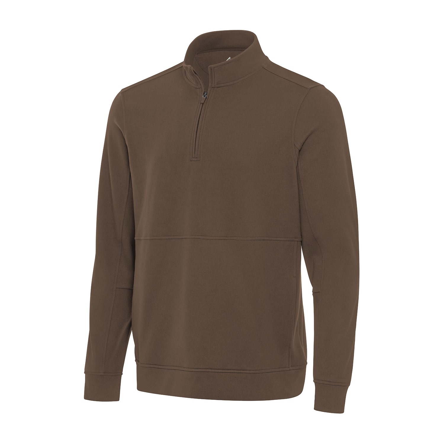 Antigua Echelon Quarter Zip Mens Mock Neck Long Sleeve Active Quarter-Zip Pullover