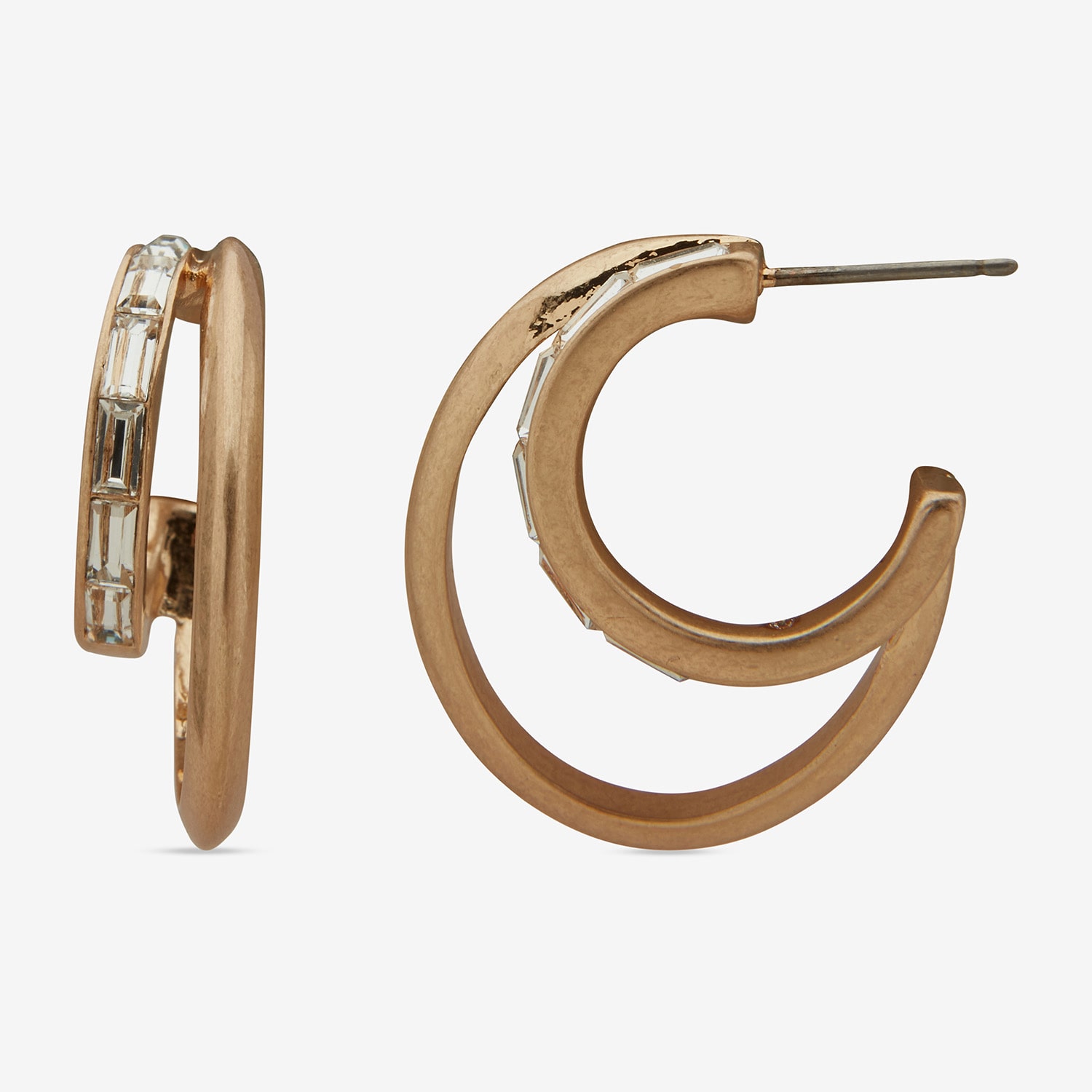 A.N.A Womens 27.9mm Hoop Earrings