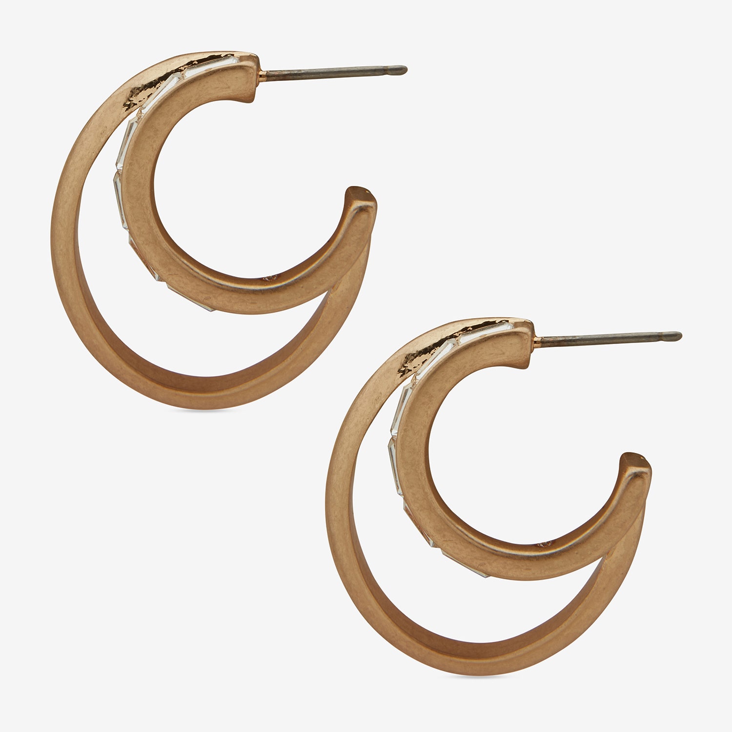 A.N.A Womens 27.9mm Hoop Earrings